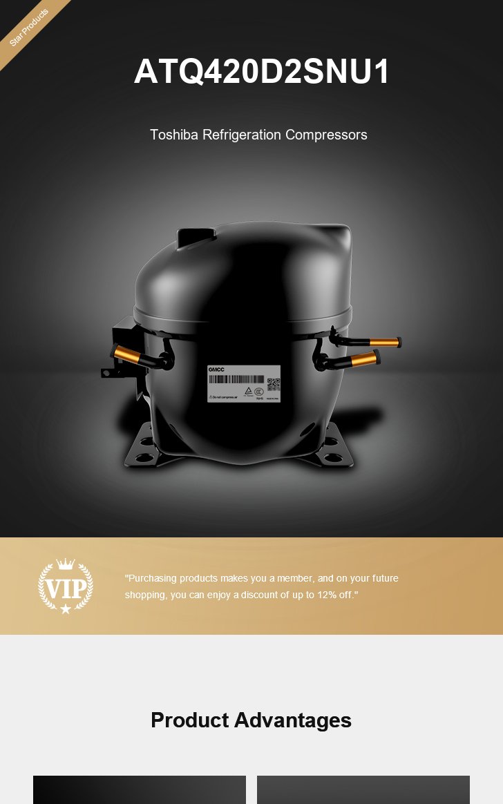 Toshiba Compressor ATQ420D2SNU1, technical parameters pdf, structure diagram